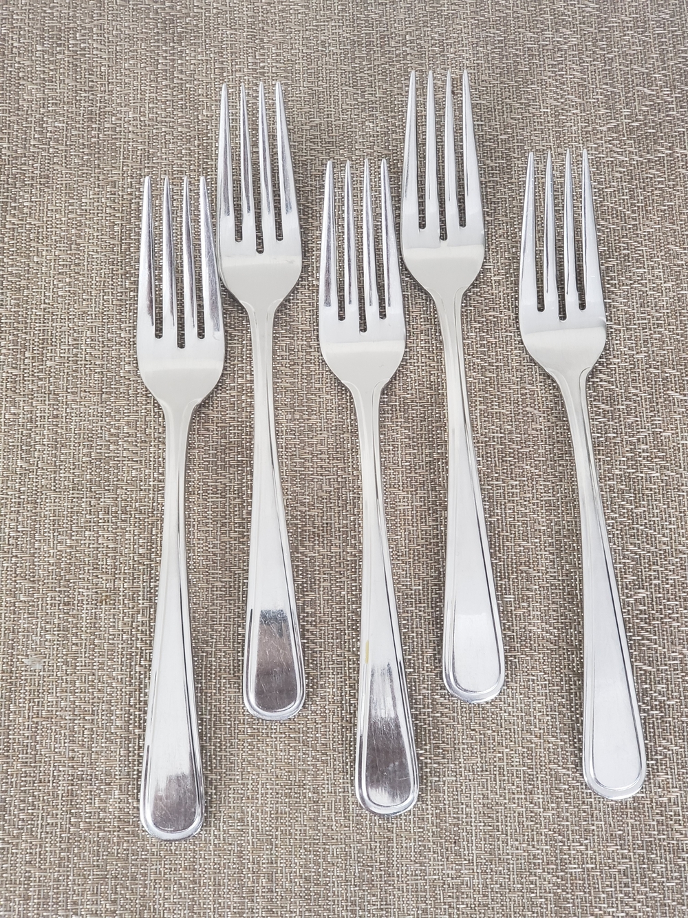 Lagostina Stainless Steel 18-8 MARINA Dinner Forks - 5 Forks